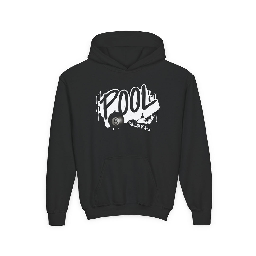 Pool - 8 Ball Billiards Streetwear - Unisex Youth Pullover Hoodie - BFLY BILLIARDS