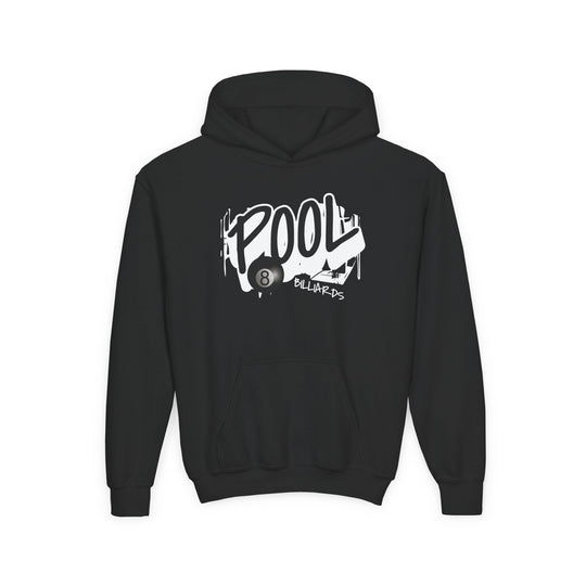 Pool - 8 Ball Billiards Streetwear - Unisex Youth Pullover Hoodie - BFLY BILLIARDS
