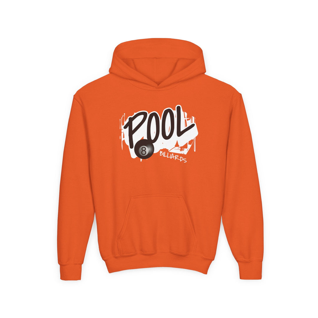 Pool - 8 Ball Billiards Streetwear - Unisex Youth Pullover Hoodie - BFLY BILLIARDS
