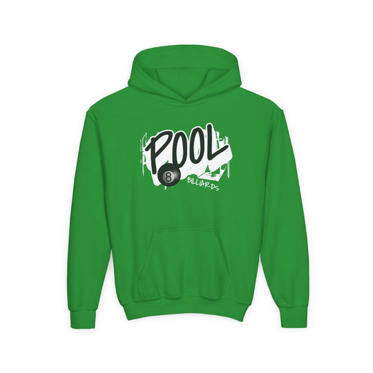 Pool - 8 Ball Billiards Streetwear - Unisex Youth Pullover Hoodie - BFLY BILLIARDS