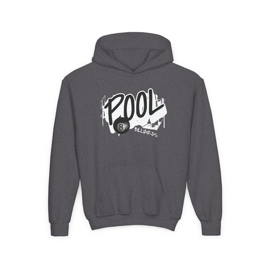 Pool - 8 Ball Billiards Streetwear - Unisex Youth Pullover Hoodie - BFLY BILLIARDS