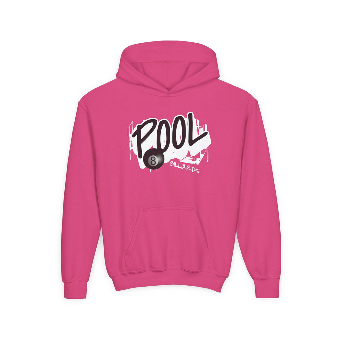Pool - 8 Ball Billiards Streetwear - Unisex Youth Pullover Hoodie - BFLY BILLIARDS