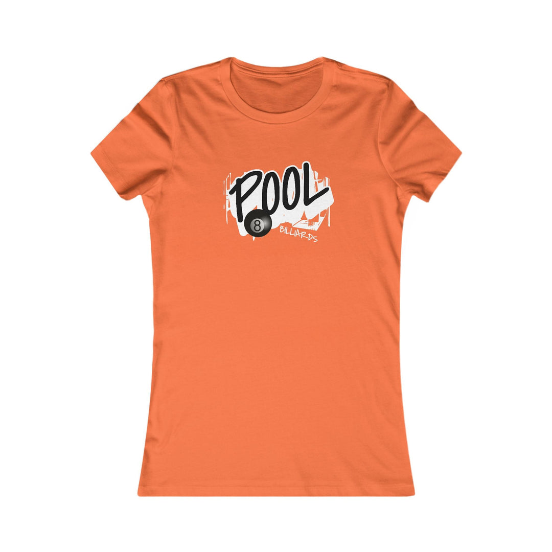 Pool - 8 Ball Billiards Streetwear - Women's Fitted Tee - BFLY BILLIARDS