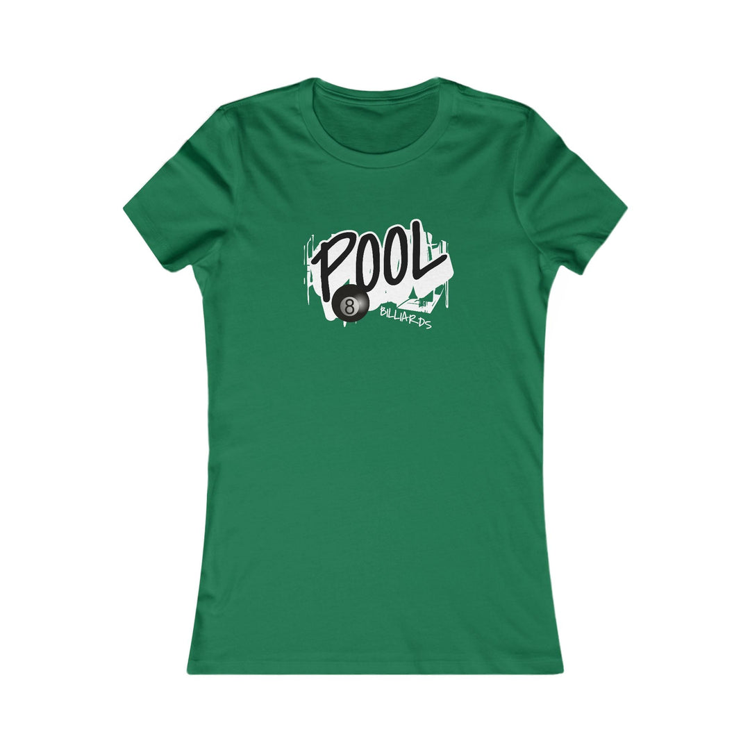 Pool - 8 Ball Billiards Streetwear - Women's Fitted Tee - BFLY BILLIARDS