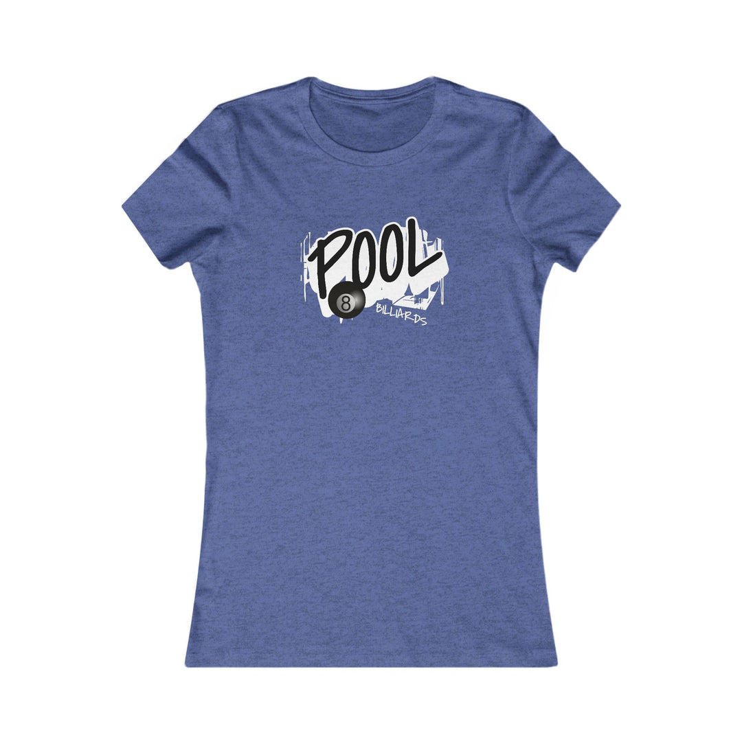Pool - 8 Ball Billiards Streetwear - Women's Fitted Tee - BFLY BILLIARDS