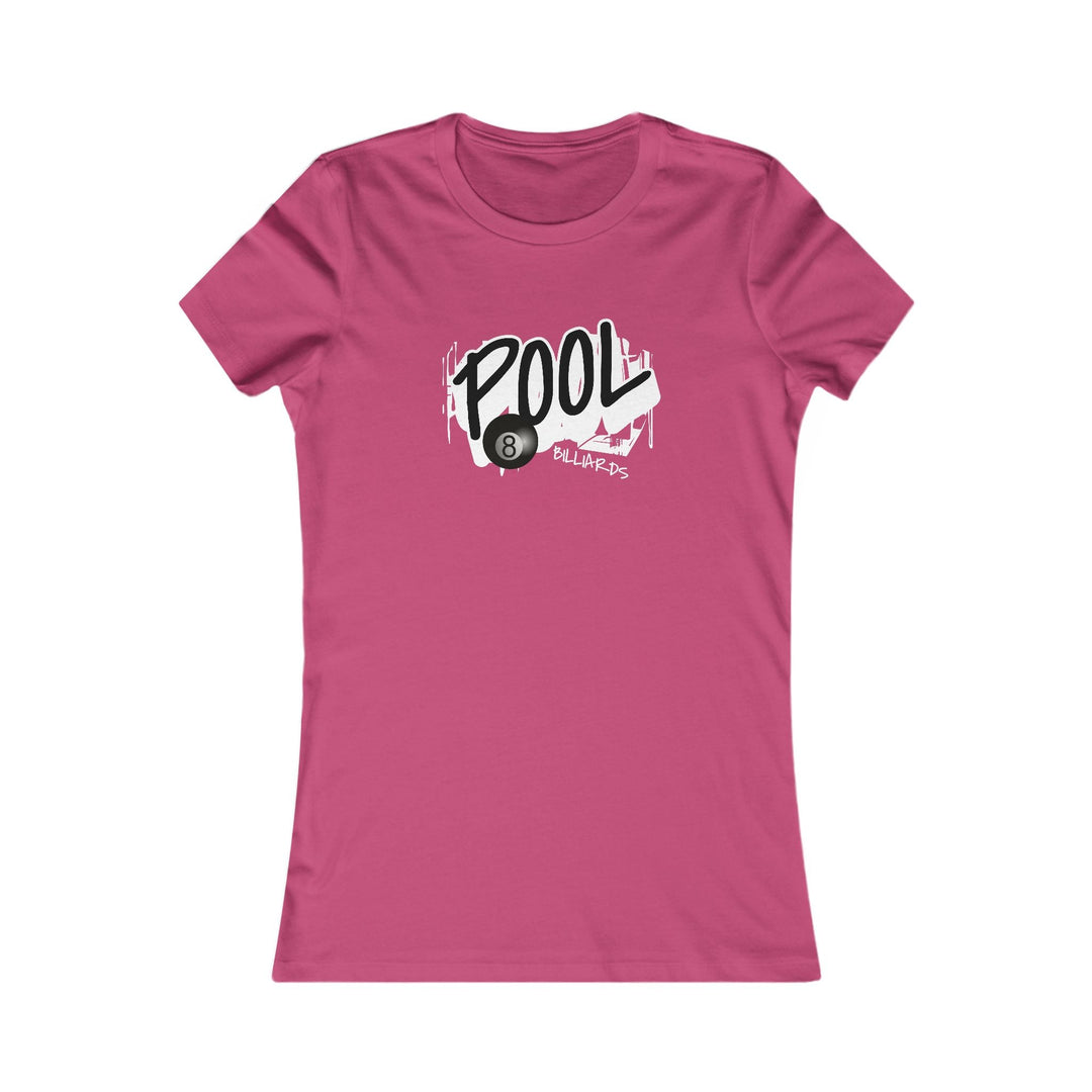 Pool - 8 Ball Billiards Streetwear - Women's Fitted Tee - BFLY BILLIARDS