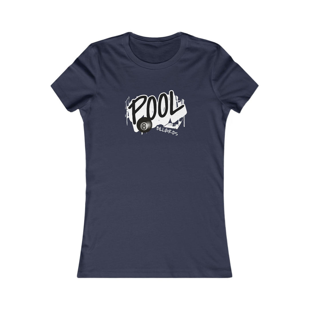 Pool - 8 Ball Billiards Streetwear - Women's Fitted Tee - BFLY BILLIARDS