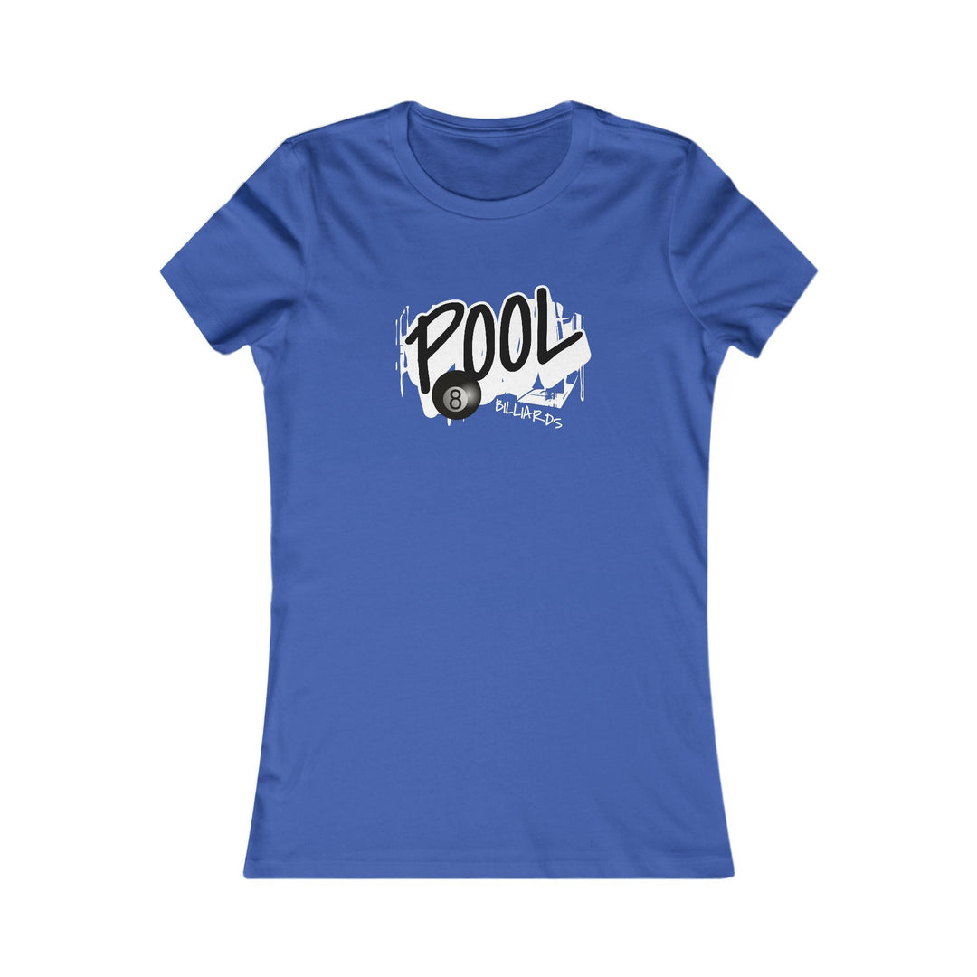 Pool - 8 Ball Billiards Streetwear - Women's Fitted Tee - BFLY BILLIARDS