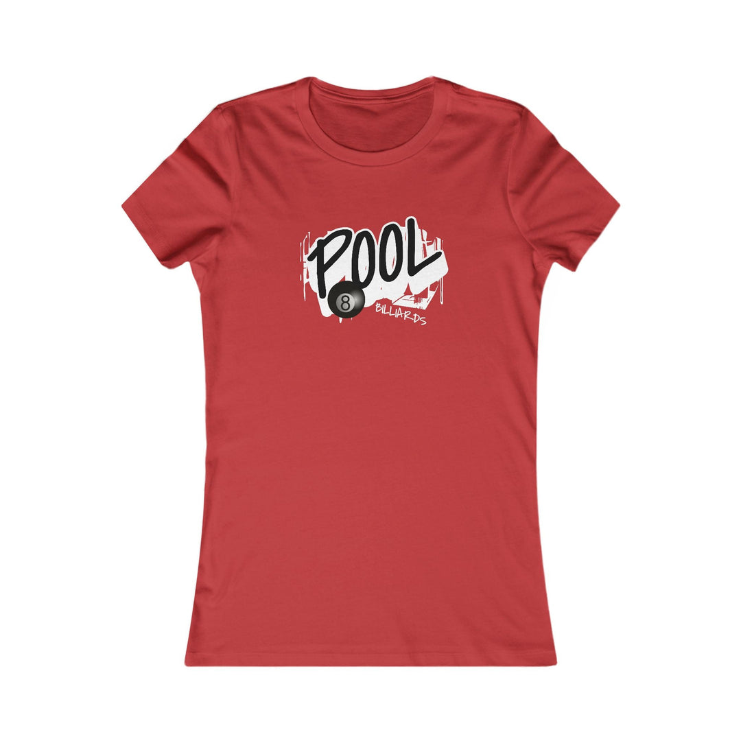 Pool - 8 Ball Billiards Streetwear - Women's Fitted Tee - BFLY BILLIARDS