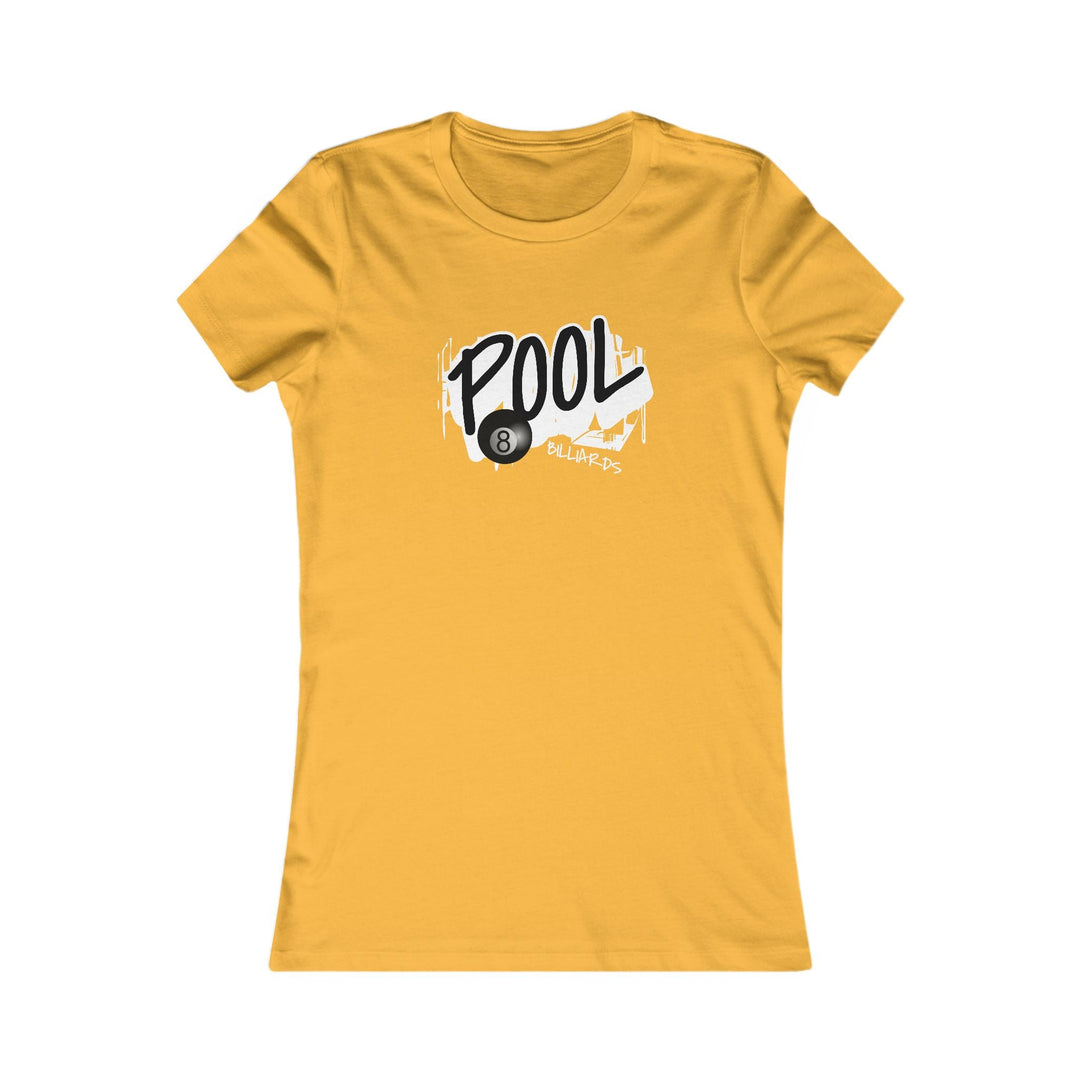 Pool - 8 Ball Billiards Streetwear - Women's Fitted Tee - BFLY BILLIARDS