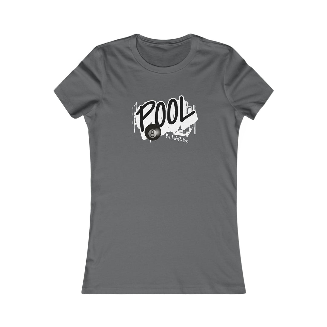 Pool - 8 Ball Billiards Streetwear - Women's Fitted Tee - BFLY BILLIARDS