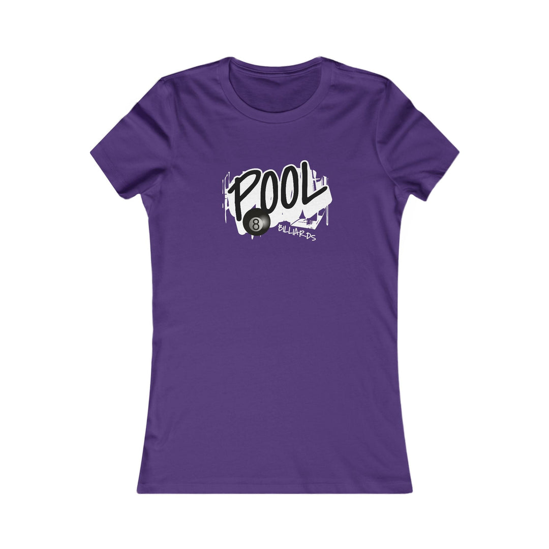 Pool - 8 Ball Billiards Streetwear - Women's Fitted Tee - BFLY BILLIARDS