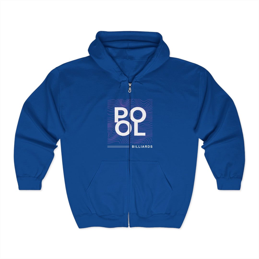 Pool - Billiard Frequency - Full Zip Hoodie - BFLY BILLIARDS