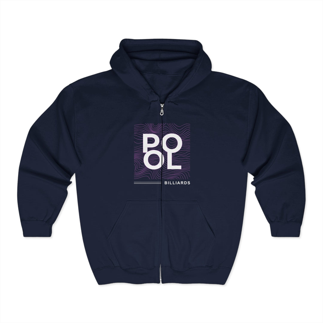 Pool - Billiard Frequency - Full Zip Hoodie - BFLY BILLIARDS