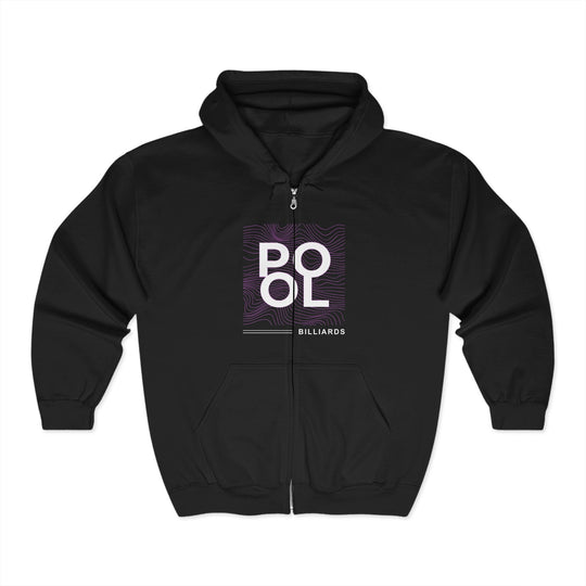 Pool - Billiard Frequency - Full Zip Hoodie - BFLY BILLIARDS