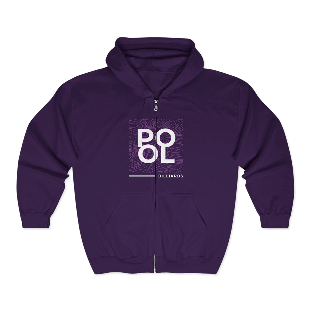 Pool - Billiard Frequency - Full Zip Hoodie - BFLY BILLIARDS