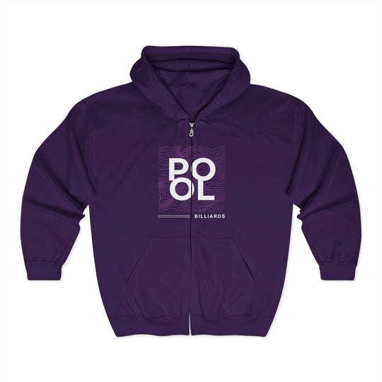 Pool - Billiard Frequency - Full Zip Hoodie - BFLY BILLIARDS