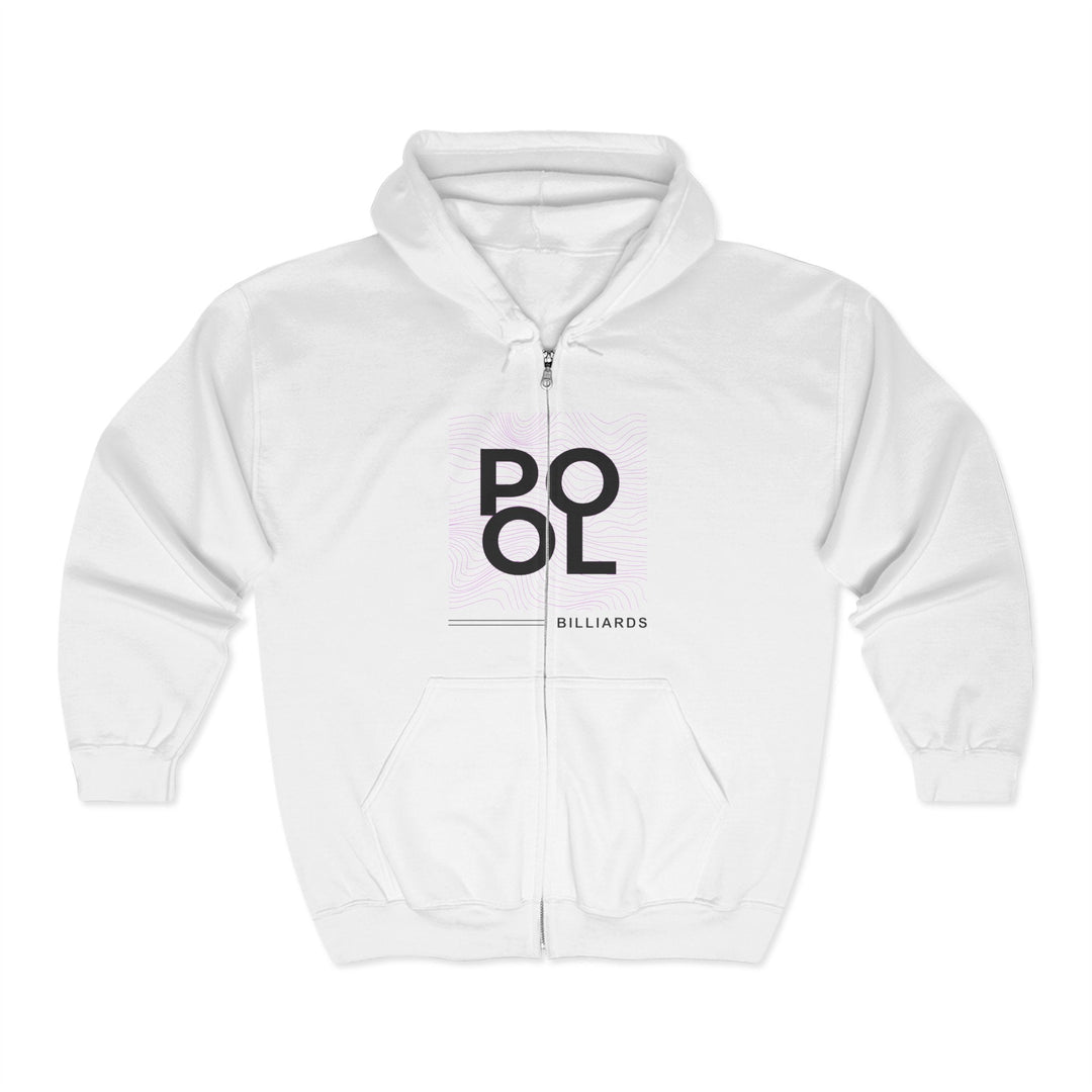 Pool - Billiard Frequency - Full Zip Hoodie - BFLY BILLIARDS