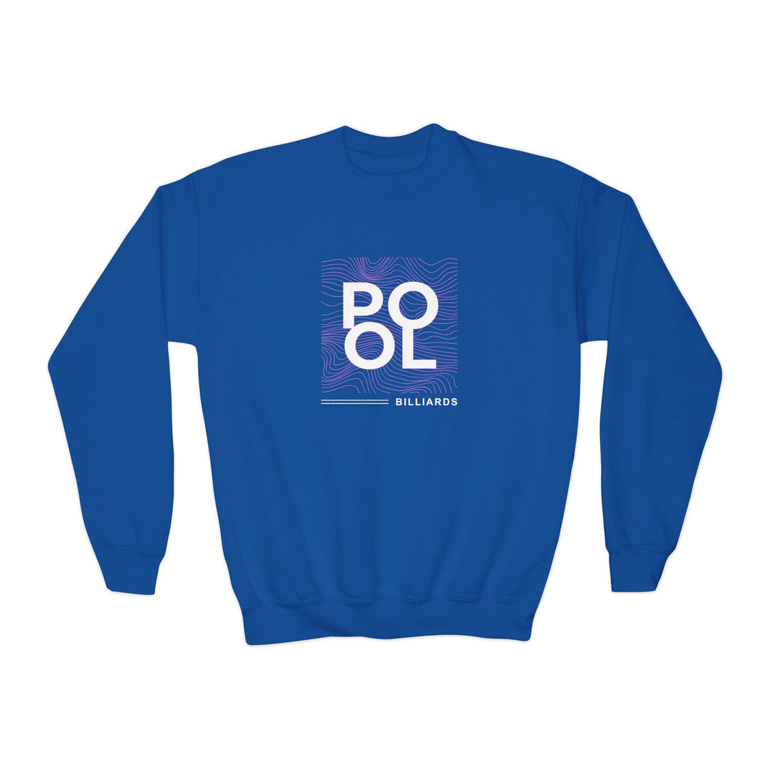 Pool - Billiard Frequency - Unisex Youth Crewneck Sweatshirt - BFLY BILLIARDS
