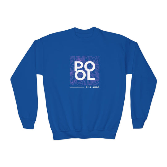 Pool - Billiard Frequency - Unisex Youth Crewneck Sweatshirt - BFLY BILLIARDS