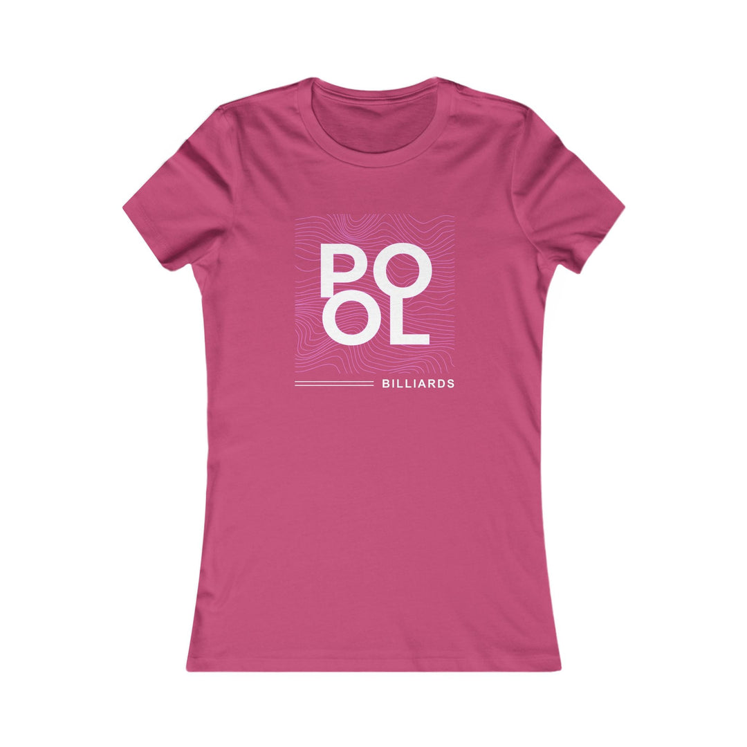 Pool - Billiard Frequency - Women's Fitted Tee - BFLY BILLIARDS
