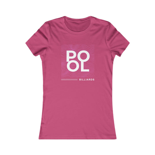 Pool - Billiard Frequency - Women's Fitted Tee - BFLY BILLIARDS