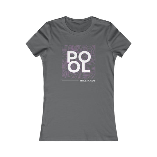 Pool - Billiard Frequency - Women's Fitted Tee - BFLY BILLIARDS