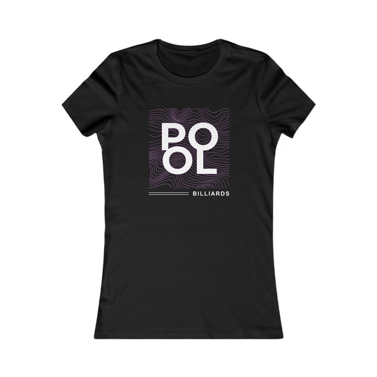 Pool - Billiard Frequency - Women's Fitted Tee - BFLY BILLIARDS