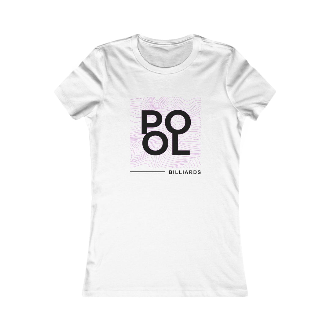 Pool - Billiard Frequency - Women's Fitted Tee - BFLY BILLIARDS