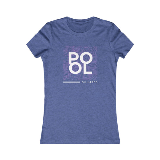 Pool - Billiard Frequency - Women's Fitted Tee - BFLY BILLIARDS