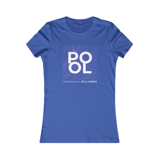 Pool - Billiard Frequency - Women's Fitted Tee - BFLY BILLIARDS