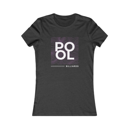 Pool - Billiard Frequency - Women's Fitted Tee - BFLY BILLIARDS