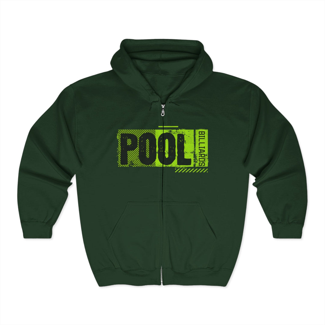 Pool - Billiards - Full Zip Hoodie - BFLY BILLIARDS