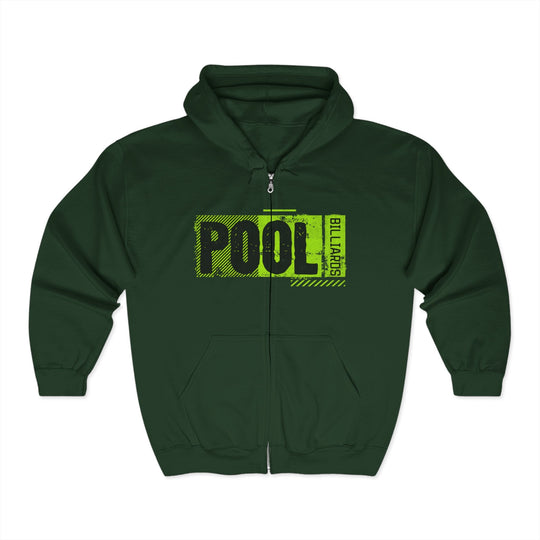 Pool - Billiards - Full Zip Hoodie - BFLY BILLIARDS