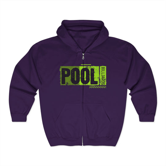 Pool - Billiards - Full Zip Hoodie - BFLY BILLIARDS