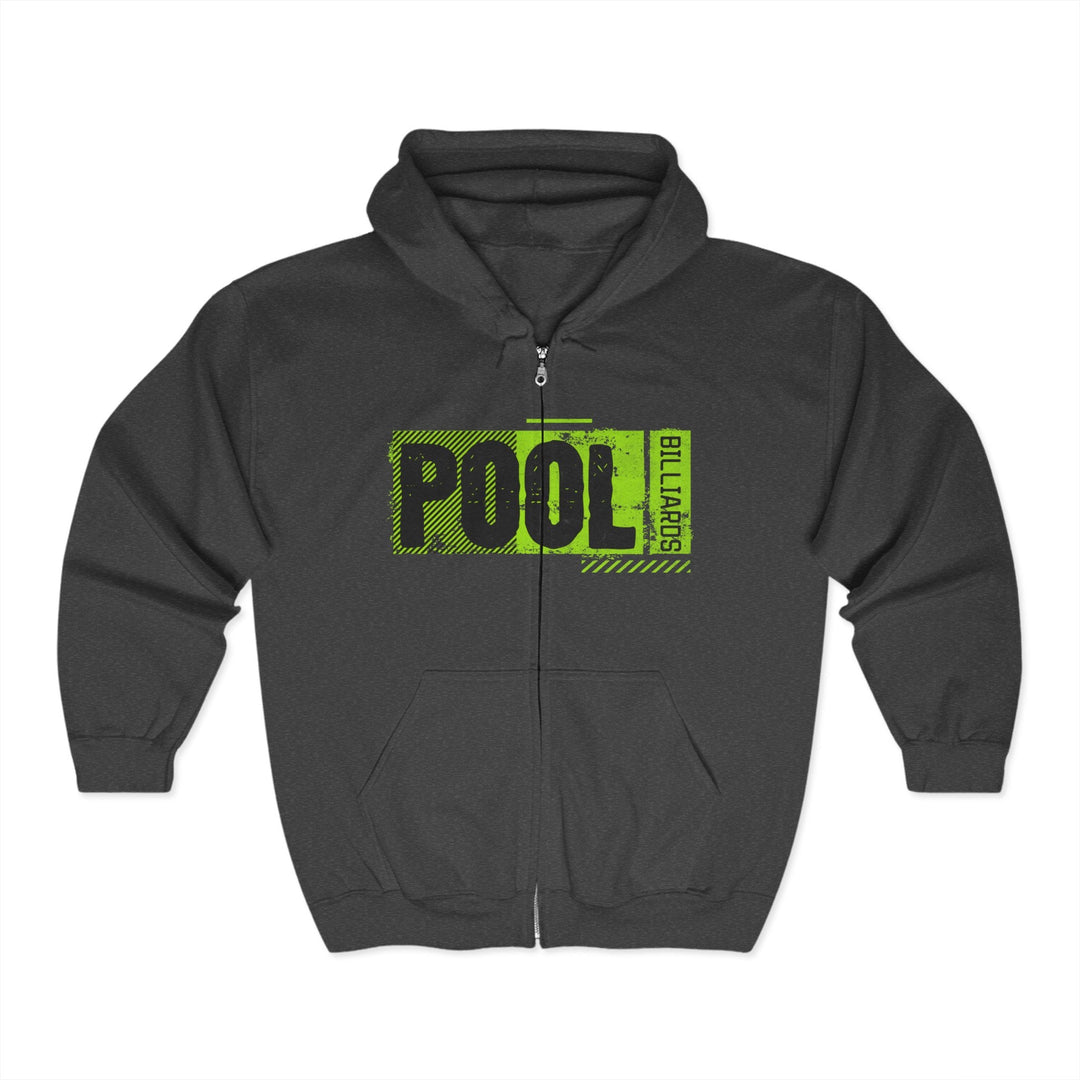Pool - Billiards - Full Zip Hoodie - BFLY BILLIARDS