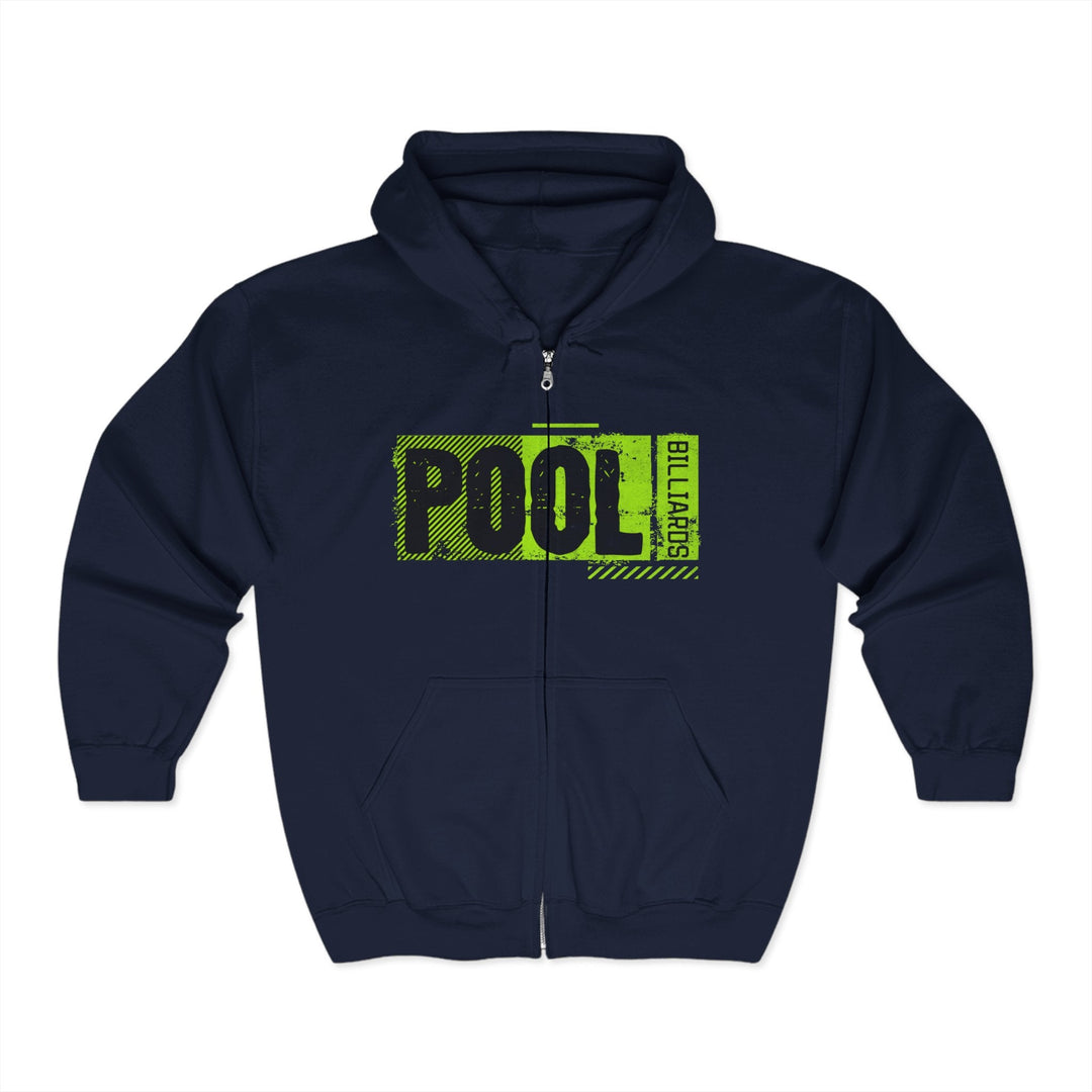 Pool - Billiards - Full Zip Hoodie - BFLY BILLIARDS