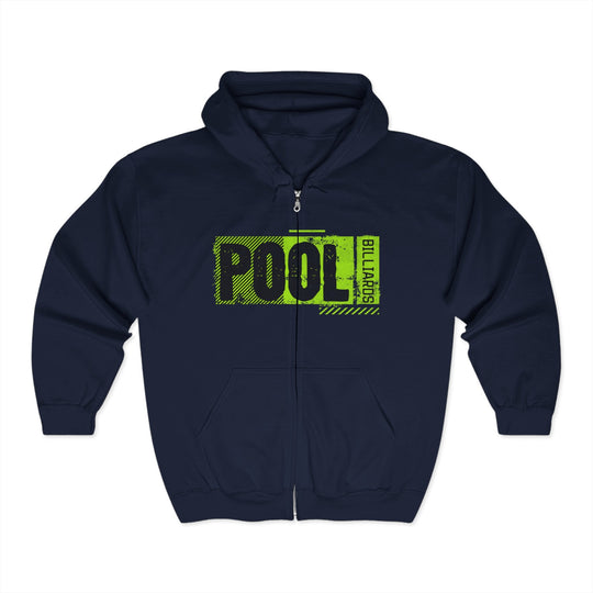 Pool - Billiards - Full Zip Hoodie - BFLY BILLIARDS