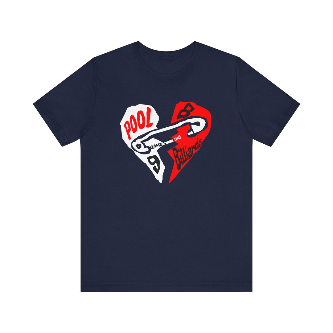 Pool - Billiards - Mended Heart - Unisex Softstyle Tee - BFLY BILLIARDS