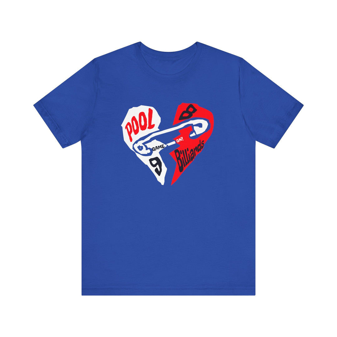 Pool - Billiards - Mended Heart - Unisex Softstyle Tee - BFLY BILLIARDS