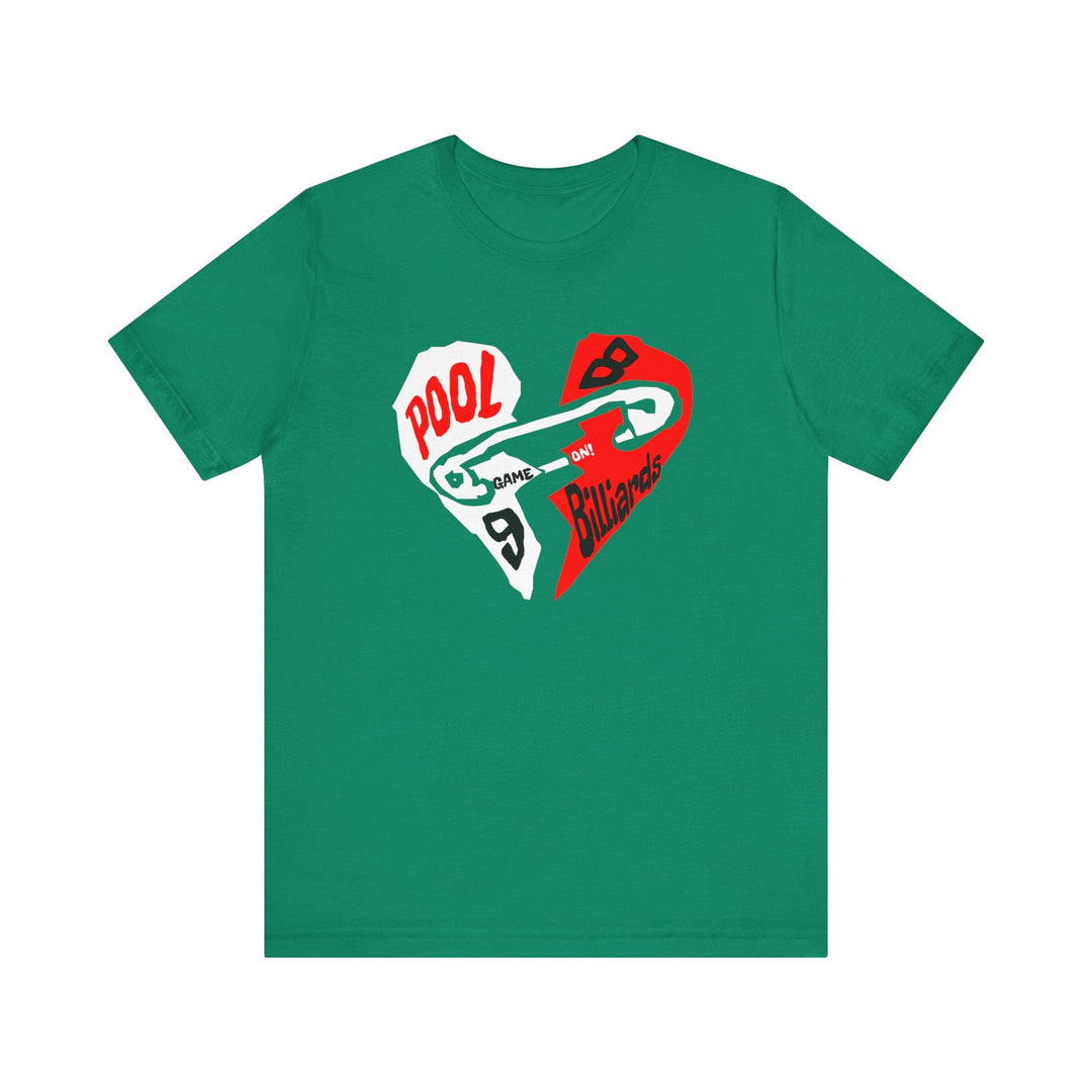 Pool - Billiards - Mended Heart - Unisex Softstyle Tee - BFLY BILLIARDS