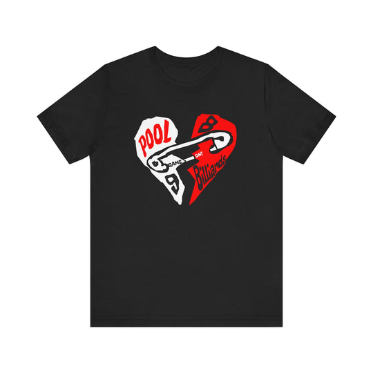 Pool - Billiards - Mended Heart - Unisex Softstyle Tee - BFLY BILLIARDS