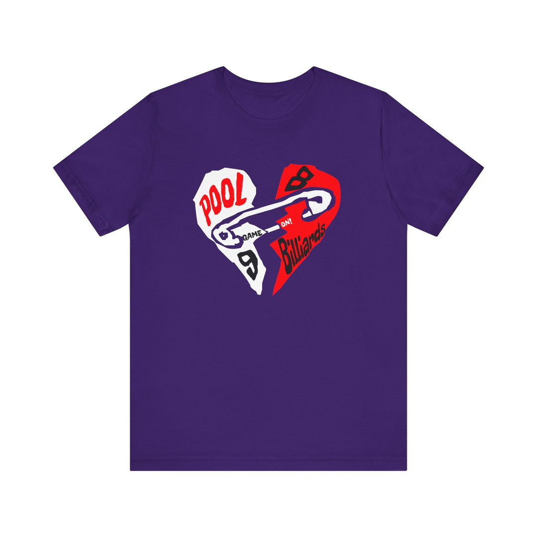 Pool - Billiards - Mended Heart - Unisex Softstyle Tee - BFLY BILLIARDS