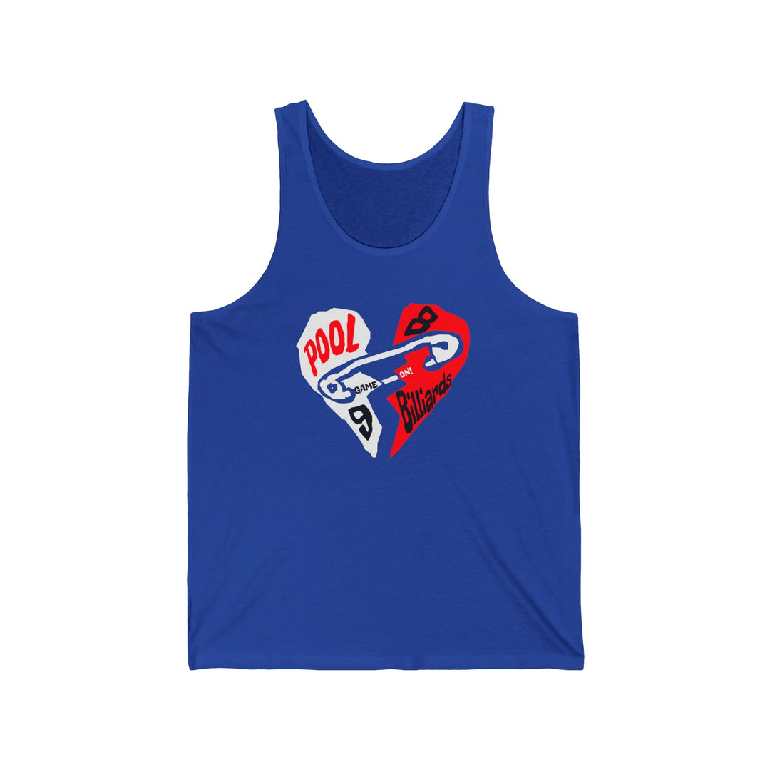 Pool - Billiards - Mended Heart - Unisex Tank Top - BFLY BILLIARDS