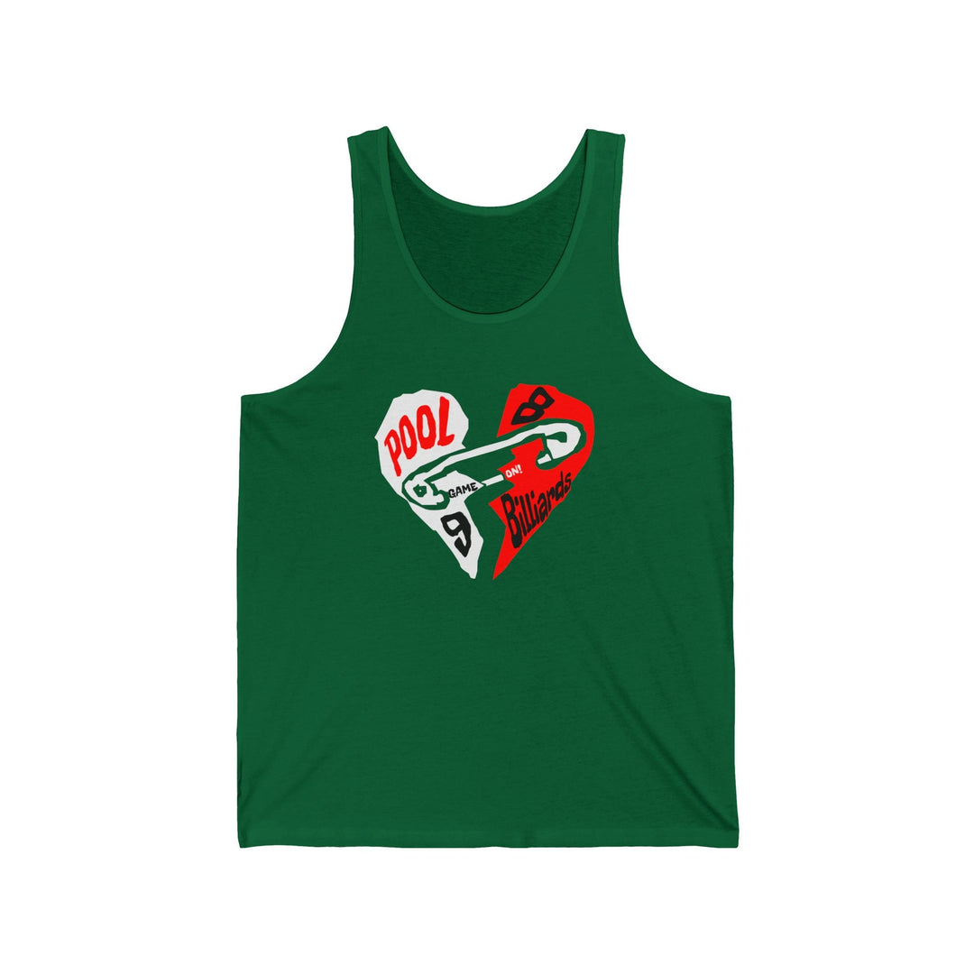 Pool - Billiards - Mended Heart - Unisex Tank Top - BFLY BILLIARDS