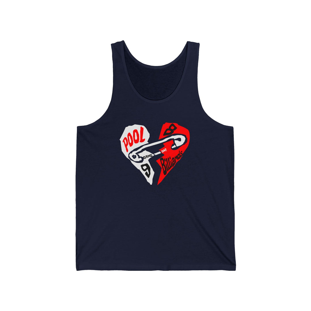 Pool - Billiards - Mended Heart - Unisex Tank Top - BFLY BILLIARDS