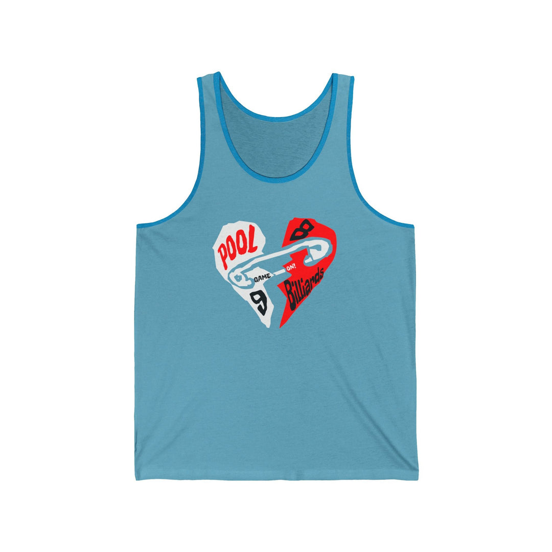 Pool - Billiards - Mended Heart - Unisex Tank Top - BFLY BILLIARDS