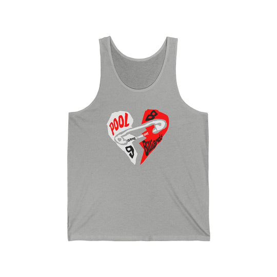 Pool - Billiards - Mended Heart - Unisex Tank Top - BFLY BILLIARDS