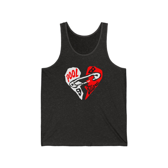 Pool - Billiards - Mended Heart - Unisex Tank Top - BFLY BILLIARDS