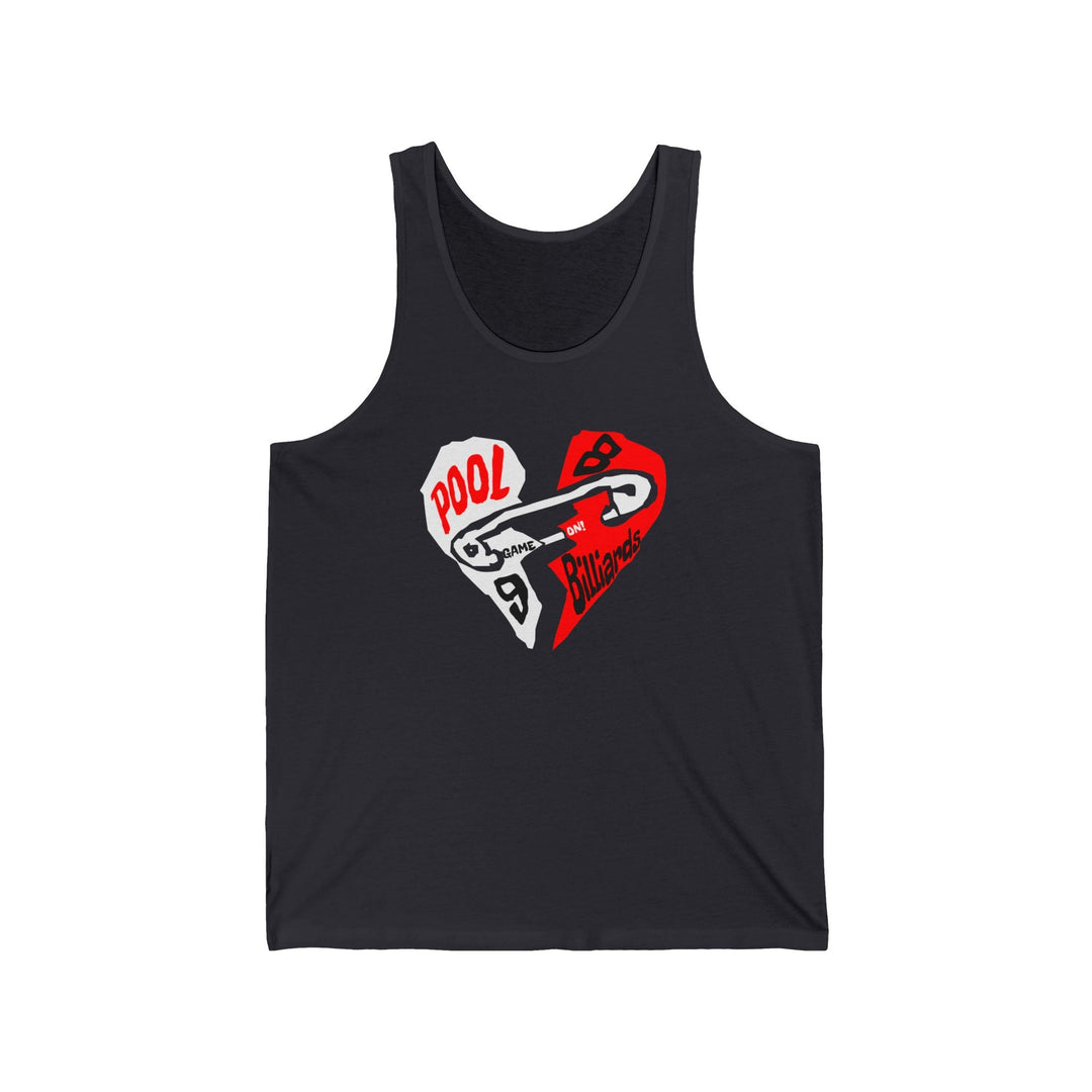 Pool - Billiards - Mended Heart - Unisex Tank Top - BFLY BILLIARDS
